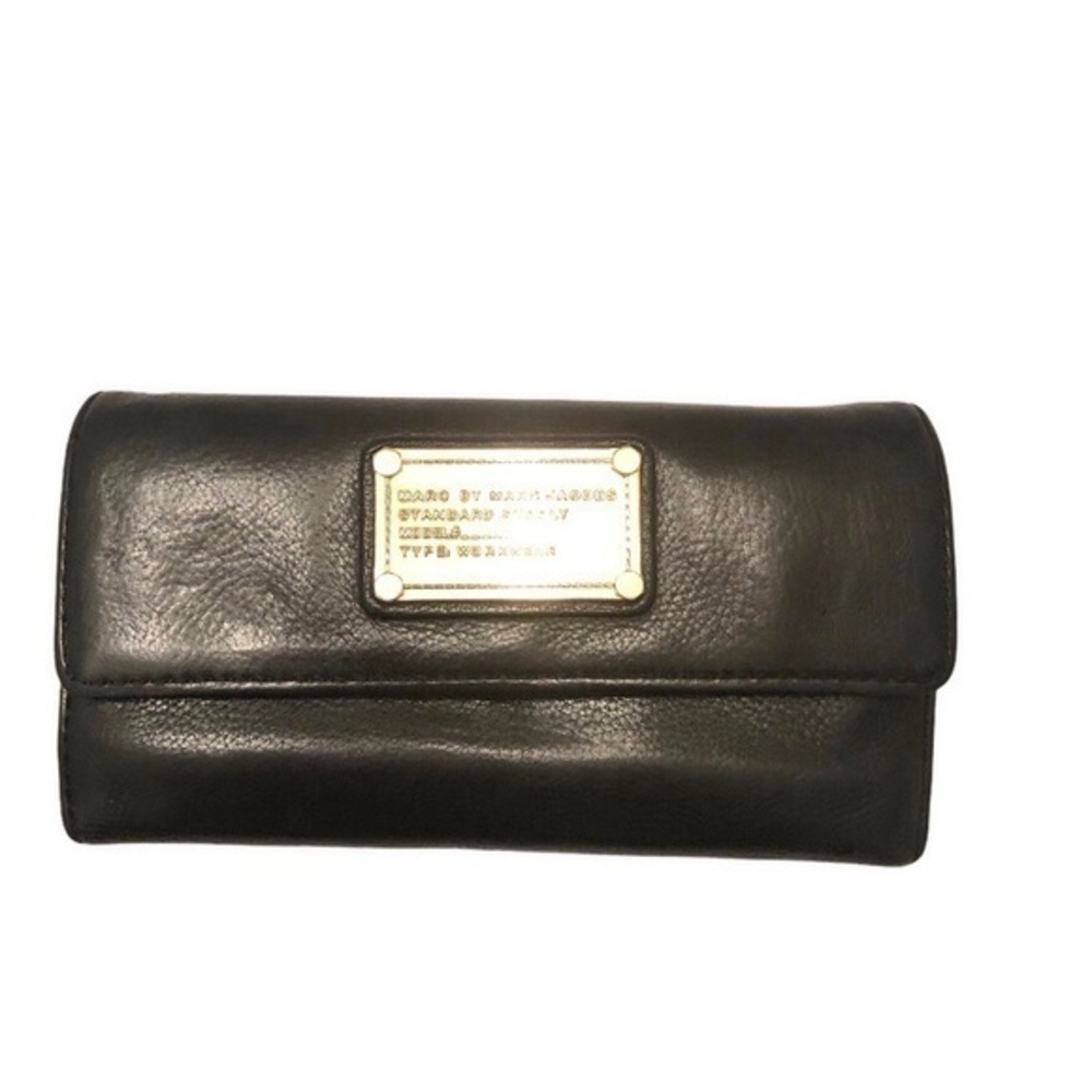 Marc by Marc Jacobs black leather wallet